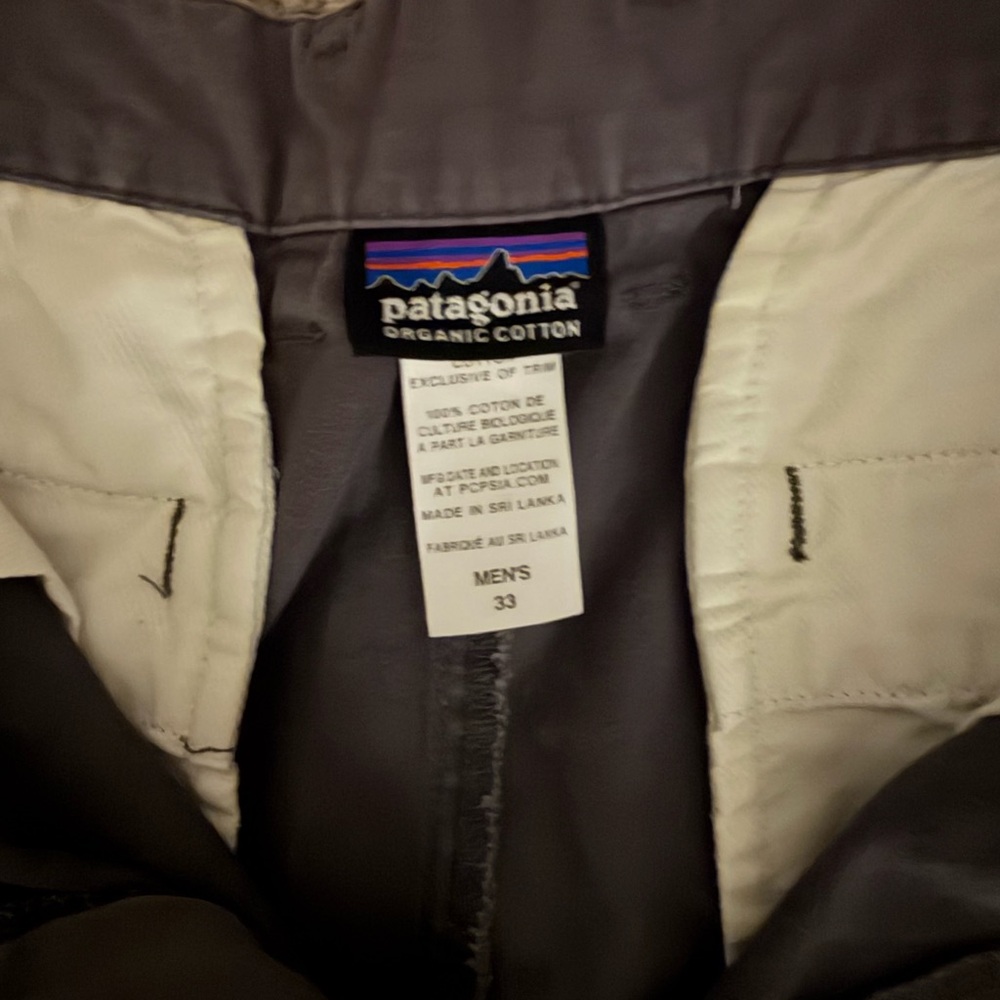 Patagonia Men's Charcoal Chino Shorts - Picture 4 of 4